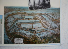Old map of London’s Docklands