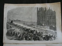 The arrival of Big Ben at Westminster in 1858