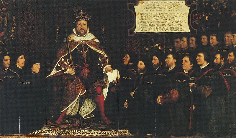 800px-Henry_VIII_and_the_Barber_Surgeons,_by_Hans_Holbein_the_Younger,_Richard_Greenbury,_and_others