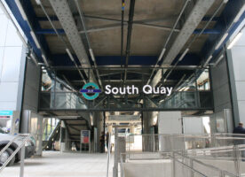 The New South Quay DLR Station – Photos