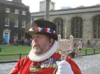 Beefeaters Beating the Bounds at the Tower of London