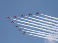Red Arrows to fly over London on Tuesday lunchtime