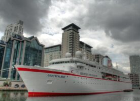 German Cruise ship tests London 2012 preparations