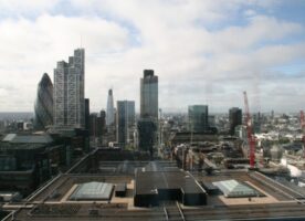 Photos from the 18th Floor of the Broadgate Tower