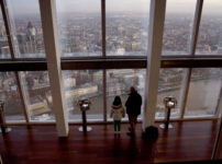 Photos from the top of The Shard skyscraper