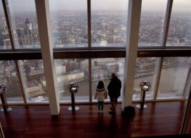 Photos from the top of The Shard skyscraper