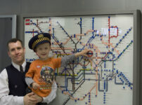 Tube Maps made from Lego go on display in stations