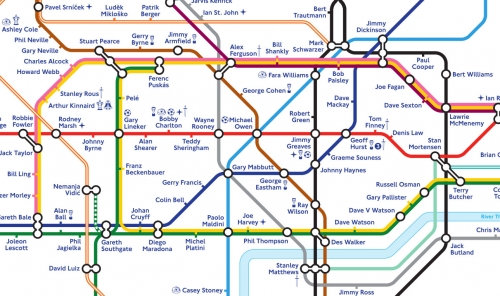 Tube Map Swaps Station Names For Football Players