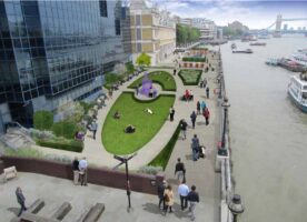 Plans to revamp the riverside walkways in the City of London