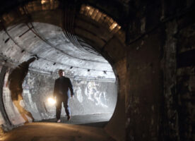 Photos from inside Down Street disused tube station
