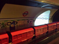 The Museum of London’s model tube trains