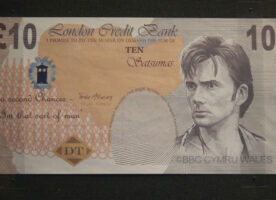 The Dr Who branded £10 bank note