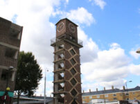 The Festival of Britain’s clock tower in East London