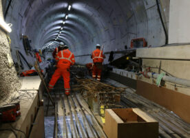 Photos from inside Crossrail’s tunnels