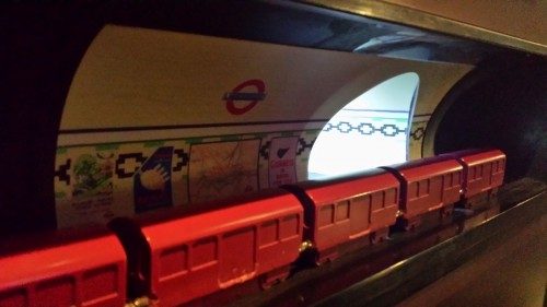 The Museum of London’s model tube trains