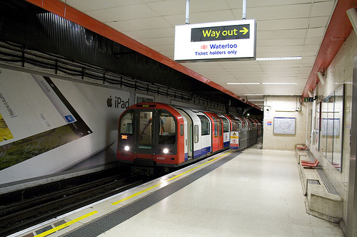 An unusual train movement on the London Underground