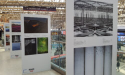 Landscape photos on display at Waterloo station
