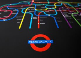 A tube map for the Milky Way