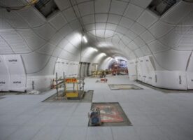 Photos show Crossrail boxes being turned into Elizabeth line stations