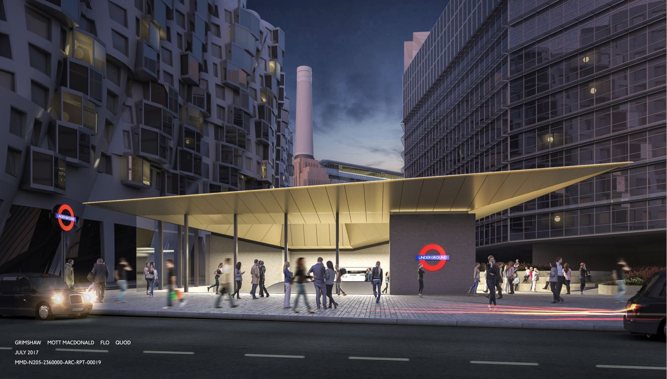 See The Plans For A Batterseas Northern Line Station