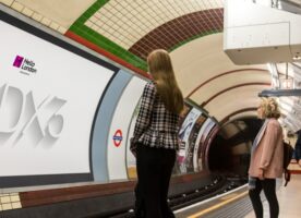 More advertising screens for the London Underground