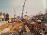 Photos from the construction of the Piccadilly line extension