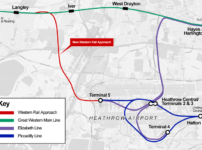 Heathrow Airport’s western rail link put on hold
