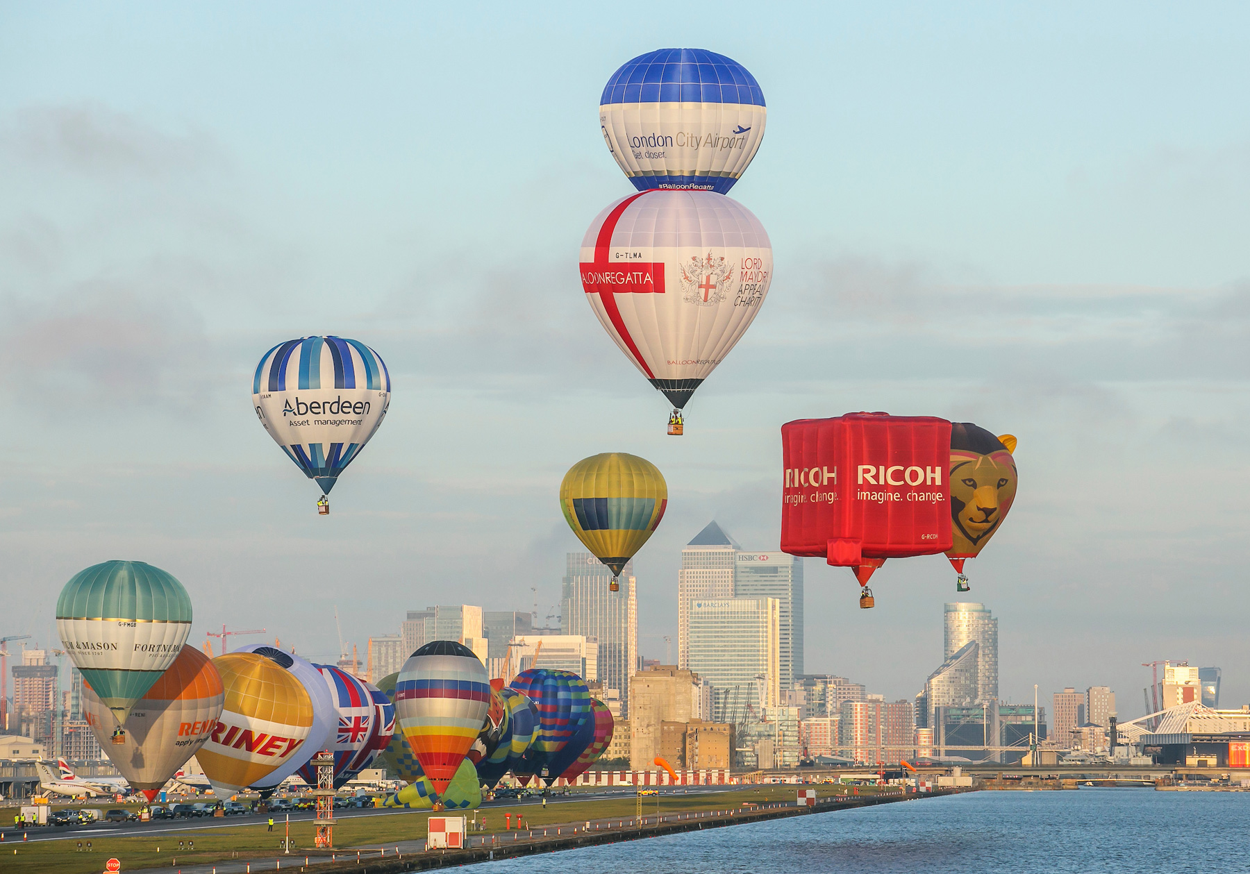 Look out for hot air balloons flying over Central London