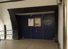 New Bank tube station entrance in final stages ahead of opening