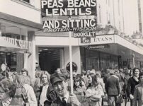 50th anniversary of Oxford Street’s Protein Man