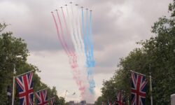 Red Arrows to fly over London on Saturday