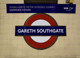 London Underground earns £80,000 from Gareth Southgate roundel
