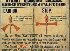 150th anniversary of the first traffic lights