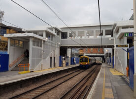West Hampstead Overground station’s new footbridge