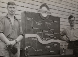 The London Underground tube map made in a WW2 prisoner of war camp