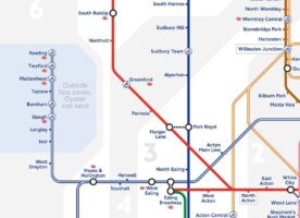 New tube map released –  now reaches to Reading