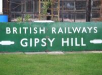 Plans to restore British Railways sign at Gipsy Hill station