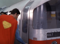 The day Superman saved a London Underground train