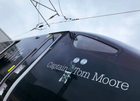Captain Tom Moore gets a train named after him