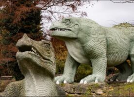 Crystal Palace dinosaur damaged by vandals