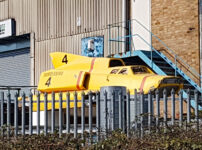 There’s a huge model of Thunderbird 4 in Thamesmead
