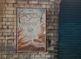 A tribute to William Blake under the railway arches