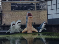 There are sharks in the Regents Canal