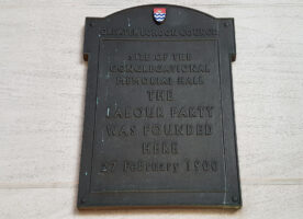 The memorial to the founding of the Labour Party