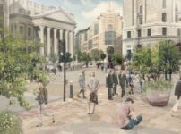 Pedestrianisation plans for Bank junction in the City