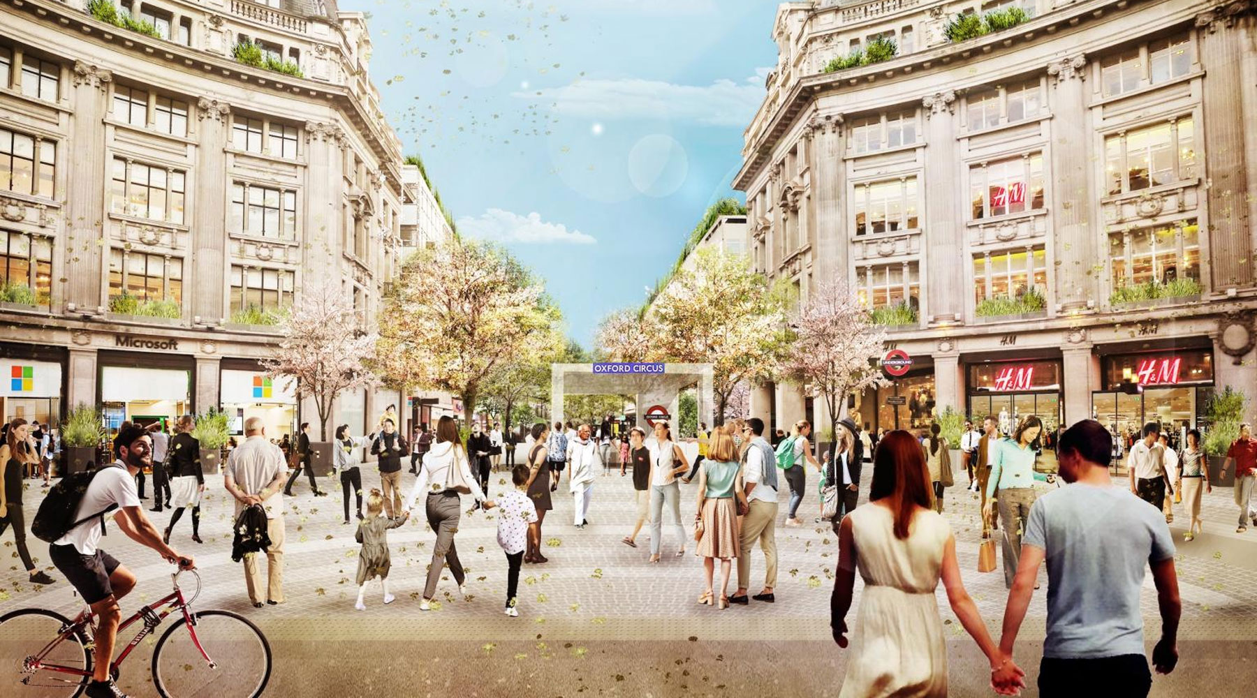 Oxford Circus is to be part-pedestrianised