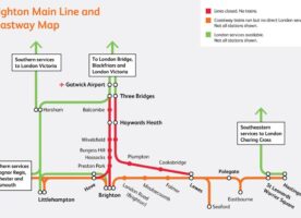 London to Brighton railway to have a partial closure next February
