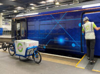 Testing cargo deliveries by rail to town centres