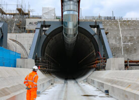 Photos from the HS2 tunnel site in northwest London