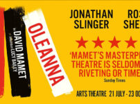 Sale on tickets to see Oleanna at the London Art’s Theatre